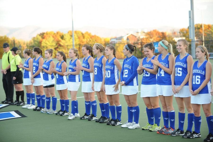 The 2015 Field Hockey team was ranked 4th overall in the ODAC’s pre-season poll. Photo courtesy of W&L Sports Info.