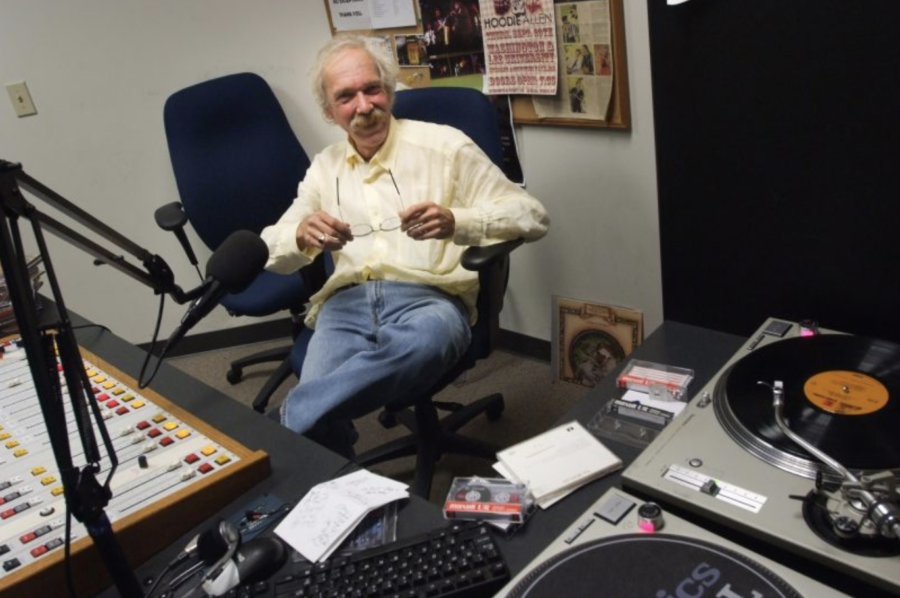 Doug Harwood has stayed in Lexington since he graduated from Washington and Lee. His radio show has kept him busy outside of writing and editing his monthly paper, The Rockbridge Advocate. Photo courtesy of The Columns.