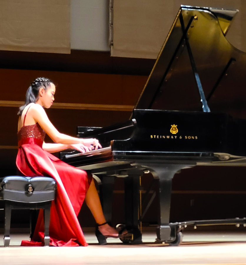 The recital showcased both experienced pianists and those who started learning recently. All participants had taken Applied Music: Piano classes.