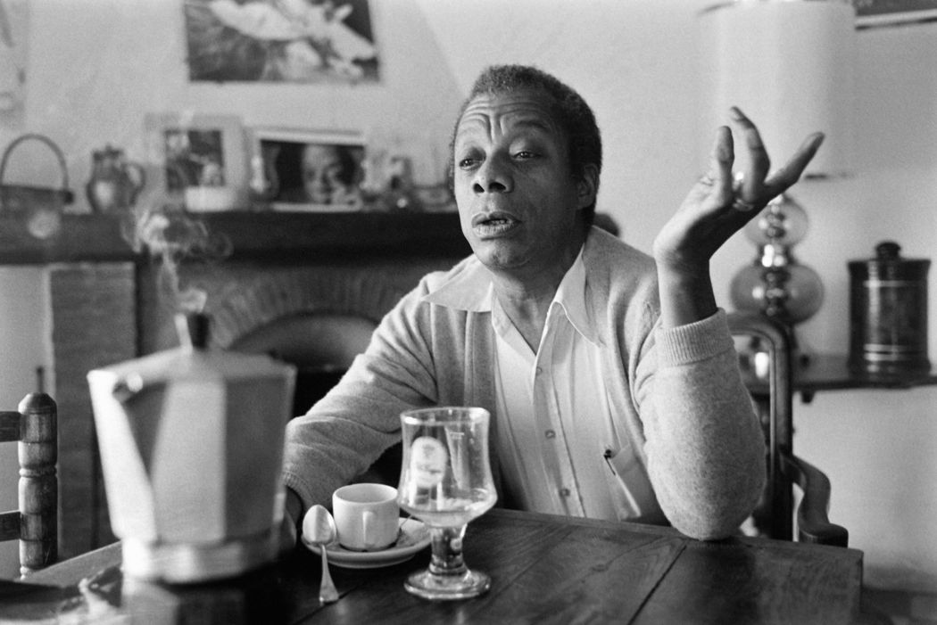 James Baldwin at his home in France in 1979. 
