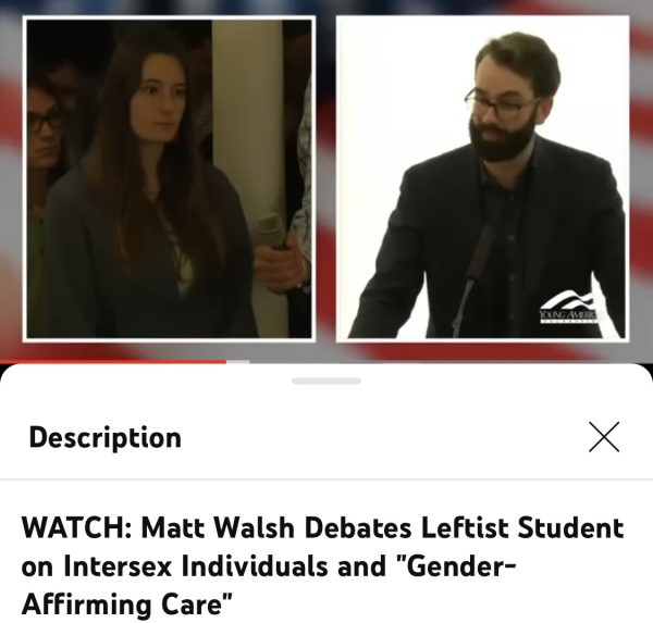 Kayla Richardson, a first-year student, had her first month of college turned upside down when this video was posted on YouTube, and a wave of death threats started. (Screenshot courtesy of Young Americas Foundation YouTube)