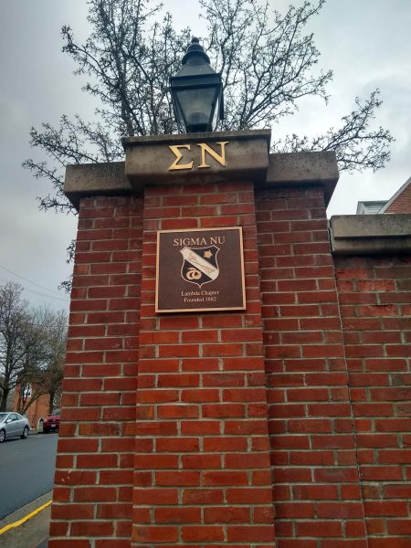 SNU has a long history at W&L and evidence of the fraternity can be found on campus. Photo by Aiden Kelsey, ’27