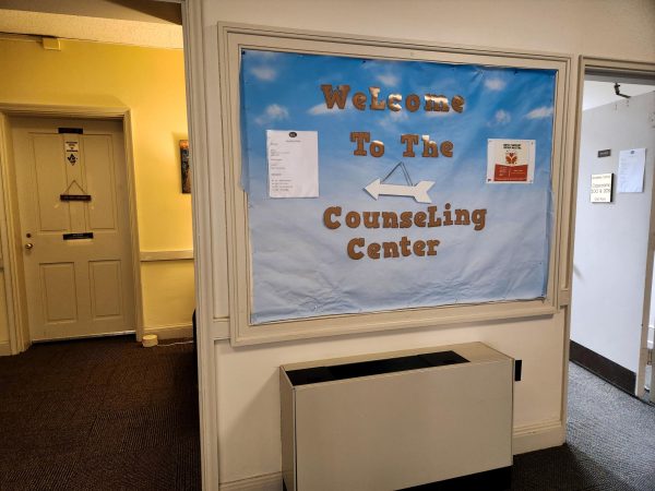 There are counselors of color who work remotely via telehealth, but no in-person counselors of color at the counseling center. Photo by Erika Kengni, ’27