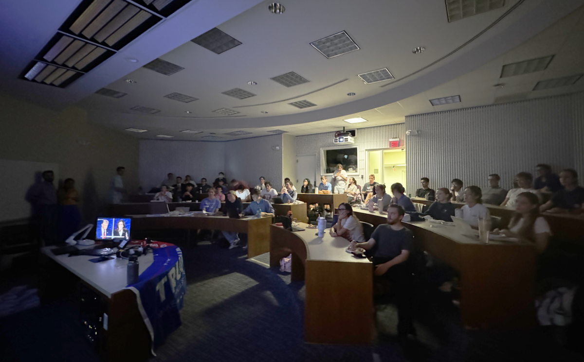 College Republicans presidential watch party. 