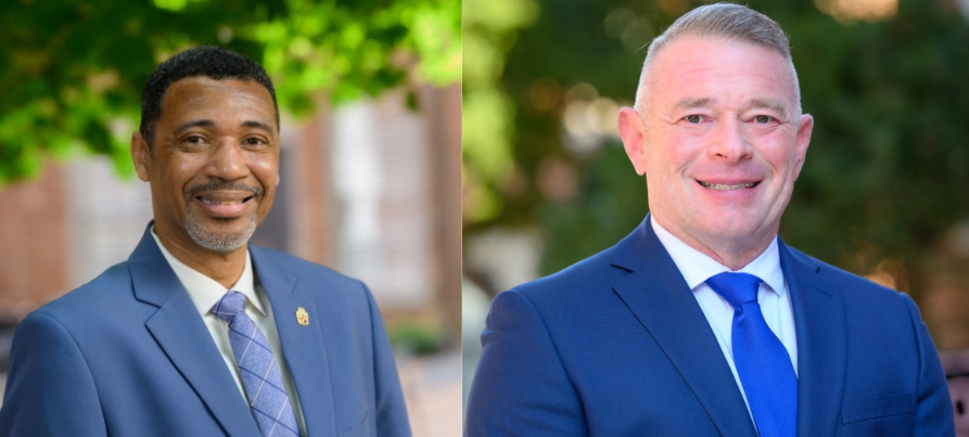 Craig VanClief, left, served as the head of Public Safety for a year and a half. The university hired Alex Rabar, right, to take the role of interim director in January. 