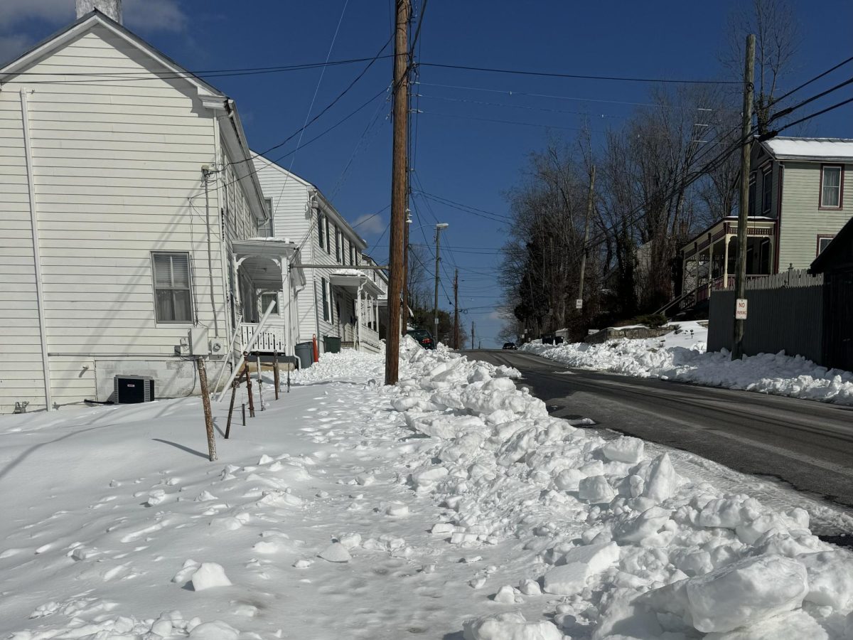 The sidewalks are still icy on North Randolph Street, where many seniors live. 