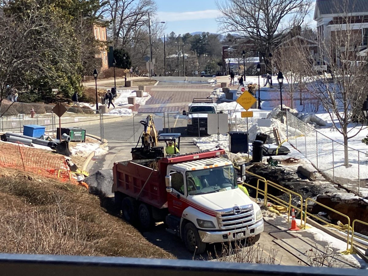 The road is still closed, even though it was supposed to be open in November.