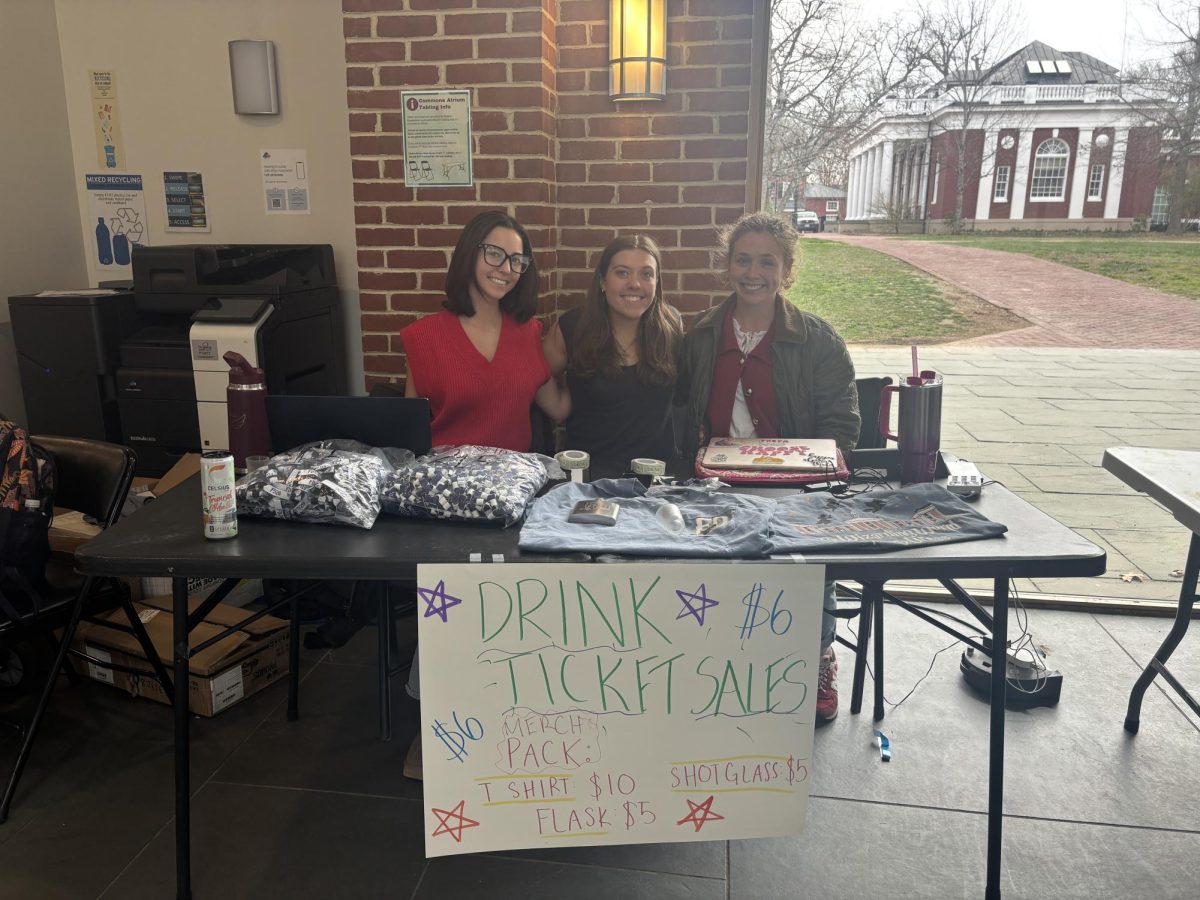 The Fancy Dress Committee tabled for three days at Elrod Commons but did not sell out of tickets. 
